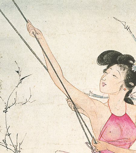兴安盟-胡也佛的仕女画和最知名的金瓶梅秘戏图